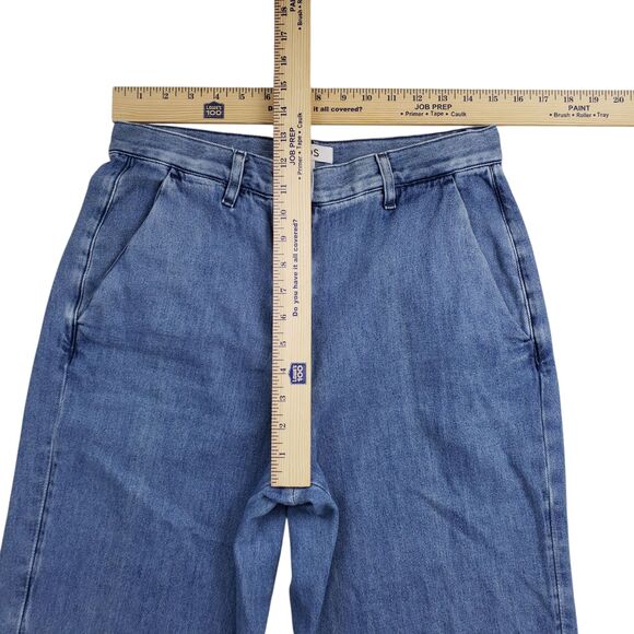 COS Wide Leg Denim Jeans Womens 38 US 8 Blue High Rise - Picture 5 of 8